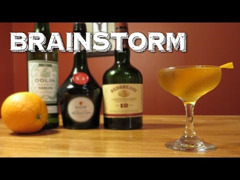 Brainstorm - a Vintage Cocktail with Irish Whiskey, Benedictine & Dry Vermouth