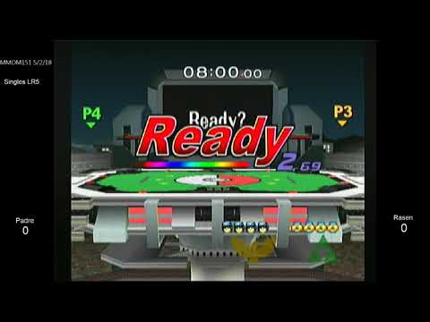 MMOM151 SSBM - Padre (C. Falcon) vs. Rasen (Sheik) - Melee LR5