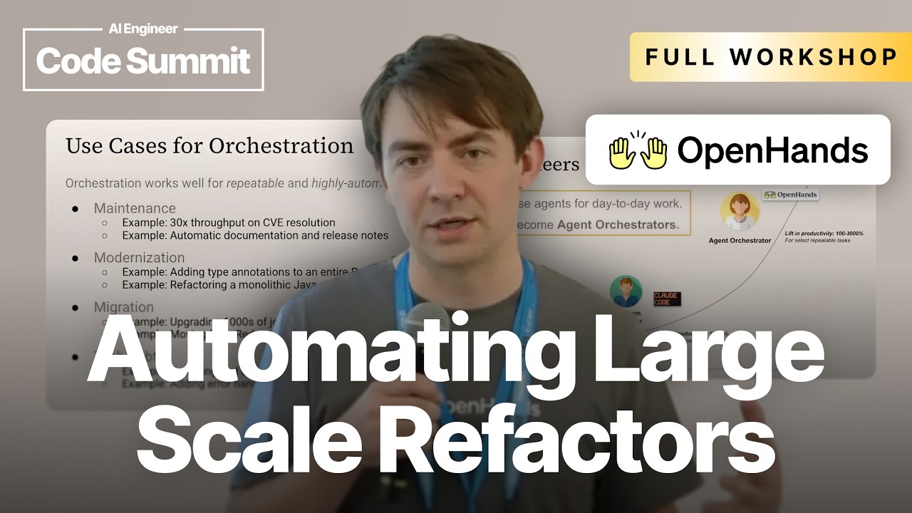 Automating Large Scale Refactors with Parallel Agents - Robert Brennan, AllHands