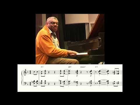 Mulgrew Miller demonstrates how to comp over a blues