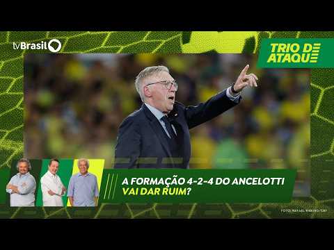 Trio de Ataque | A formação 4-2-4 do Ancelotti vai dar ruim?
