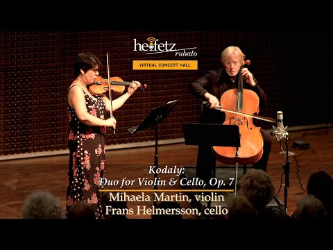 Kodály: Duo for Violin & Cello, Op. 7: III | Mihaela Martin & Frans Helmersson