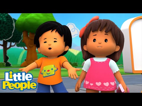 Little People Mini Adventures | A Catastrophe at the Car Wash! | Kids Cartoons - Kids TV Series, Kingdom Kids Zone - Little People - Fisher Price