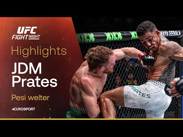 Carlos Prates Shocks Perth 💥 | Della Maddalena vs Prates UFC Fight Night Highlights