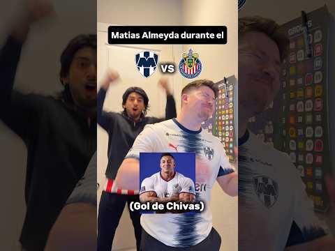 Matias Almeyda durante el Chivas vs Monterrey