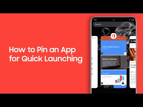 How to Pin an App for Quick Launching on Your Galaxy S20