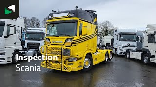 Cami&atilde;o tractor Scania R580 R 6X2 V8 Full-Air Retarder PTO Alcoa Navi ACC Leder | Imagem 4 - Autoline