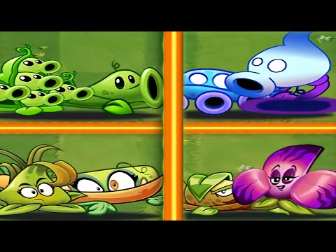 4 Best Pair VINE Team Plants Battle - Who Will Win? - PvZ 2