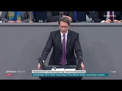 Bundestag: Debatte zur Verkehrsinfrastruktur am 31.01.20