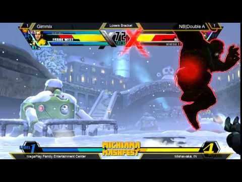 NB|Double A vs Gimmix - Michiana Mashfest Losers Bracket Ultimate Marvel vs Capcom 3