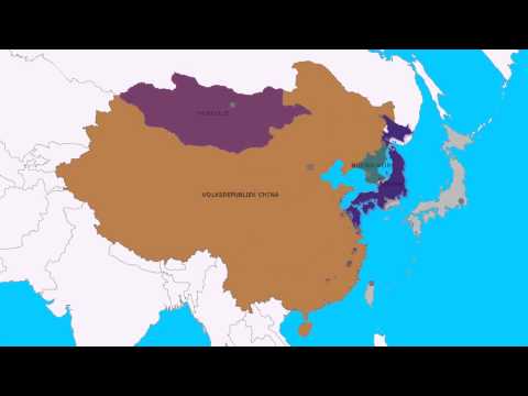 Topografie Landen en hoofdsteden van Oost-Azië