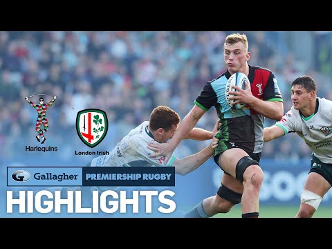 Harlequins v London Irish - HIGHLIGHTS | Last-Gasp Try Settles Derby | Gallagher Premiership 2022/23