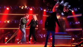 Аll Judges Dancing! David Dam - Let&#39;s Get It On The voice of Holland 2014 Blind Auditions