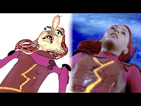 , title : 'the adventure of sharkboy and lavagirl 3d drawing meme | lava girl sacrifice'