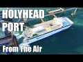 Holyhead Port by Air  - Stunning Aerial View of the Dublin Swift and Epsilon Coming Into Port - [4K]