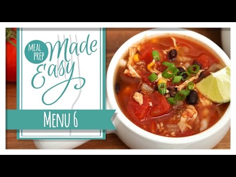 Healthy Meal Prep | Menu 6