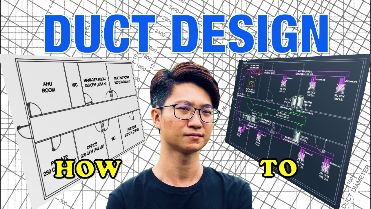Easy Way to Design Duct for HVAC System (Sizing & Layout)