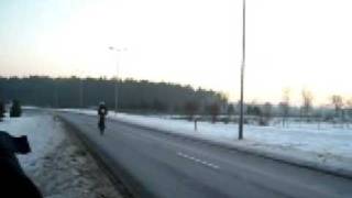 preview picture of video 'Yamaha RD 125 LC STUNT  Germek  Orzysz 2009'
