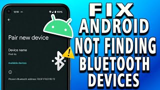 Download the video "How To Fix Android Not Finding Bluetooth Devices (full guide)"