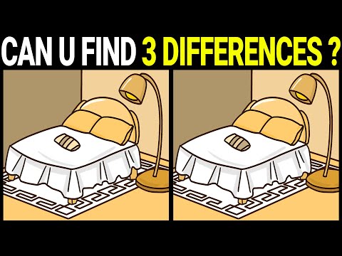 🧠💪🏻 Spot the Difference Game | Finding All 3 Could be Challenging 《Beginner Friendly》
