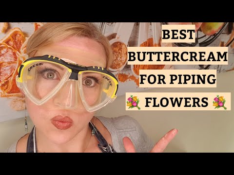 Best buttercream for piping flowers