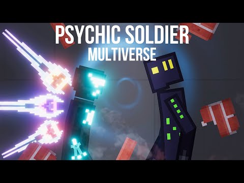 Psychic Soldier Multiverse vs Psychic Biodroid - People Playground 1.19.2