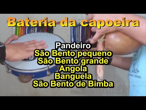 Bateria da capoeira#2 Pandeiro (Angola/Banguela/São bento Pequeno - grande e de Bimba)