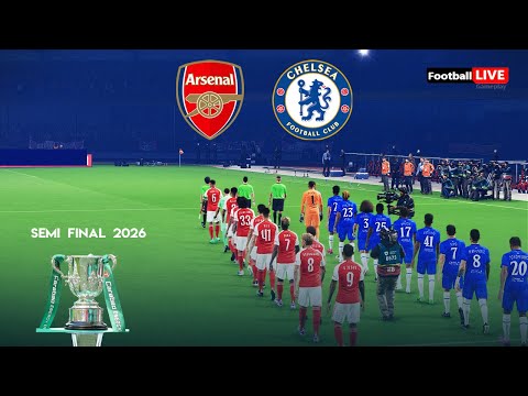 Arsenal vs Chelsea - English Football Cup 2026 | Full Match All Goals | Simulation PES