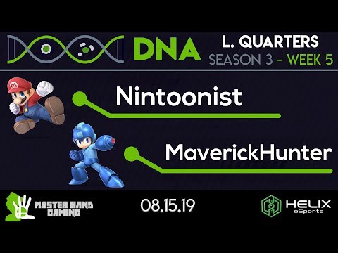 DNA S3:W5 - Nintoonist (Mario) vs. MaverickHunter (Mega Man) - L Quarterfinals