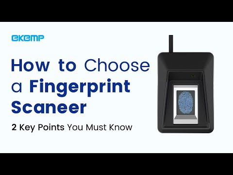 Part of a video titled How to Choose a Fingerprint Scanner? - YouTube