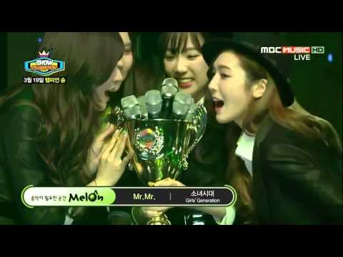 [Live HD] Girls' Generation   SNSD 소녀시대   No 1 #7 + Encore Show Champion 140319