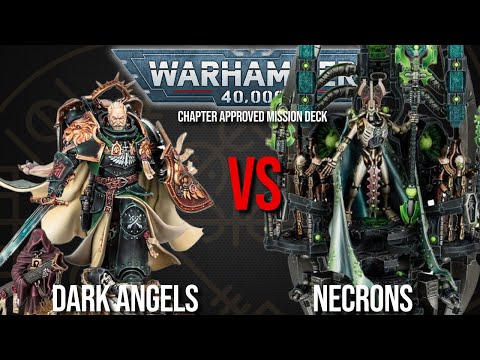 Dark Angels Vs Necrons - Warhammer 40k 10th Edition