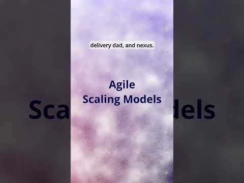 📌 What is Agile Scaling Models? #psypm #projectmanagement #psychology