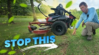 EASY Damage Free Turns on a Zero Turn Mower