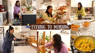 Productive Calm Night to Morning Routine - How to be grateful for Daily mundane Routine - Calm Vlog