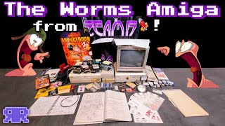 We found Team17's WORMS developer Amiga 4000! Let's explore its disk