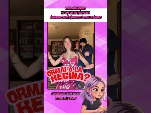 KATERINA MOIO VORREBBE INSEGNARE I TREND A SUA MAMMA E SUO FRATELLO😱 #tiktok #perte #greenscreen