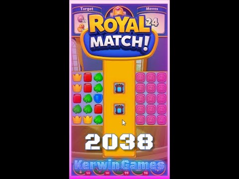 Royal Match Level 2038 - No Boosters Gameplay
