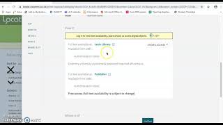 How to find journal articles that are not in full text on Westlaw Recording #8
