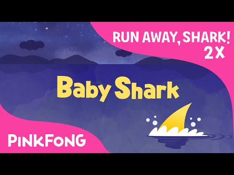 Run Away, Baby Shark ! | 2x FASTER | Animal Songs | PINKFONG Songs for Children