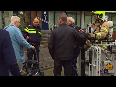 Flat ontruimd door brand Rotterdam-Alexander