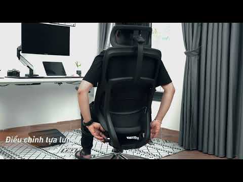 Ghế công thái học HyperWork Airy - Êm ái, thoáng mát tối đa