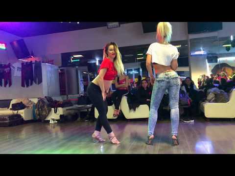 Sara López baila Lady Style con Carolina EMBARAZADA