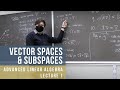 Advanced Linear Algebra 1 Vector Spaces Subspaces