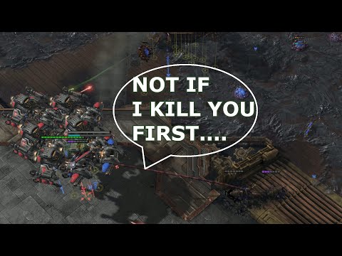 80,000 APM EPIC LATE GAME! - Caninana vs BenBotBC - Starcraft 2 AI