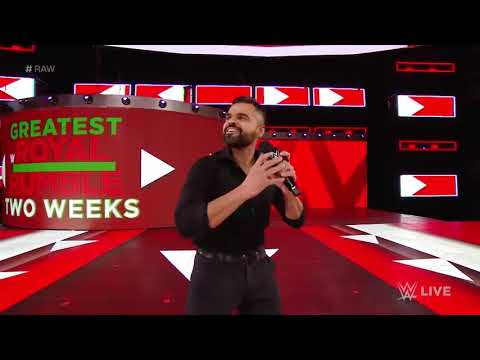 Jinder Mahal vs Jeff Hardy for the United States Championshiop