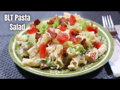 Easy BLT Pasta Salad Recipe | MOLCS Easy Recipes