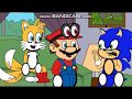 Mario Turns Into Sonic But Sonic Gets Grounded