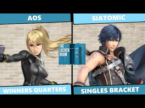 The Locker Room #3: Winners Quarters - AoS (Zero Suit Samus) Vs Siatomic (Chrom) SSBU Singles