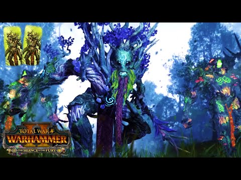 LAST MARCH OF THE ENTS - Full Tree vs. Full Ninja Rat - Total War Warhammer 2